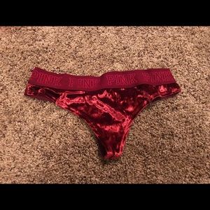 Victoria Secret velvet underwear